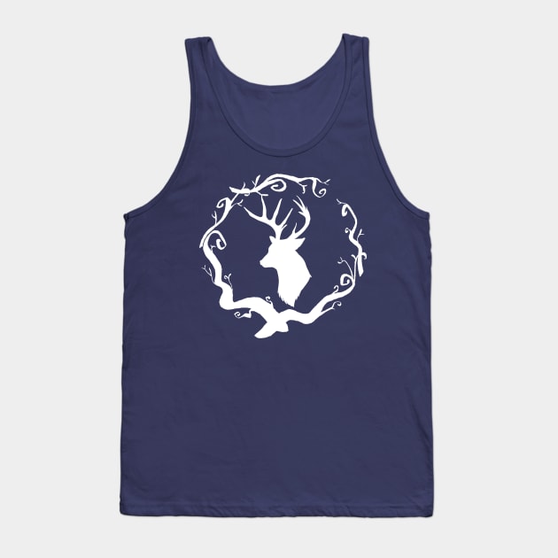 Deer Antler Tank Top by chrissyloo